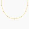 Anushka Sharma Golden Star Constellation Necklace