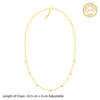 Anushka Sharma Golden Star Constellation Necklace