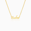 Golden Personalised Eternal Necklace