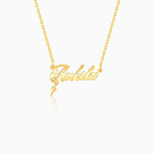Golden Personalised Eternal Necklace