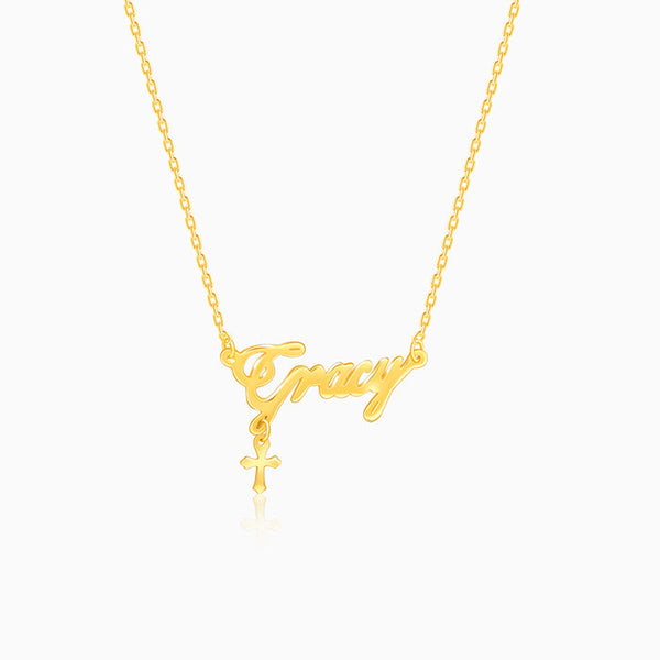 Golden Personalised Eternal Necklace