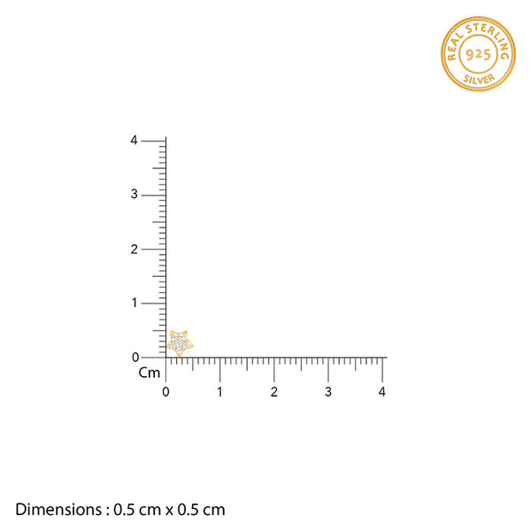 Anushka Sharma Golden Star Constellation Tiny Studs