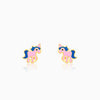 Golden Pie Unicorn Kids Earrings (4-12 yrs)