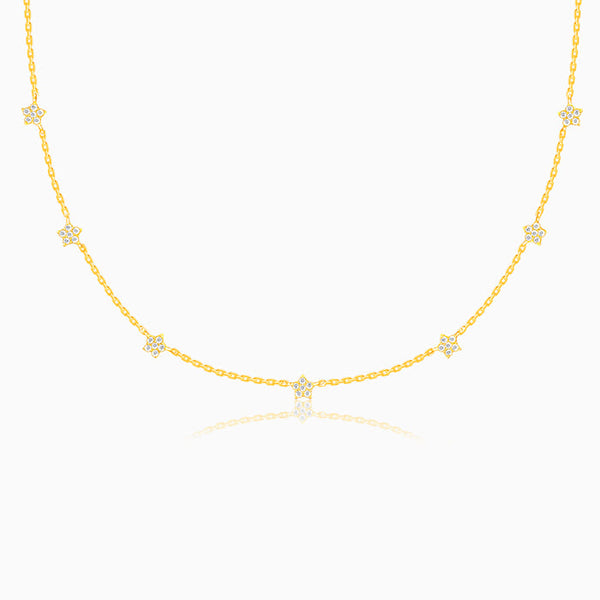 Anushka Sharma Golden Star Constellation Necklace