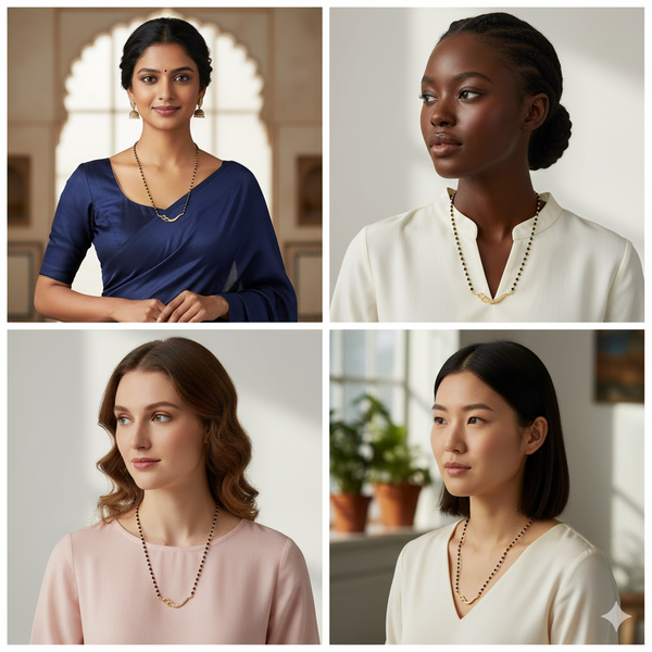 Golden Match Made In Heaven Mangalsutra