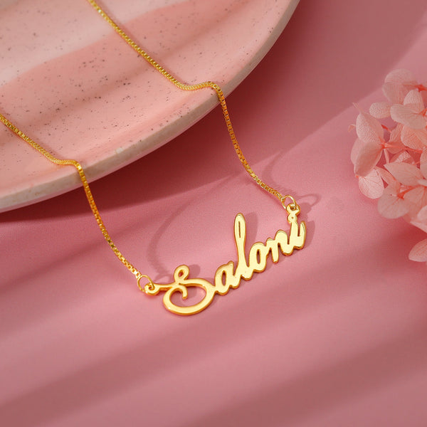 Golden Personalised Eternal Necklace