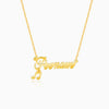 Golden Personalised Eternal Necklace