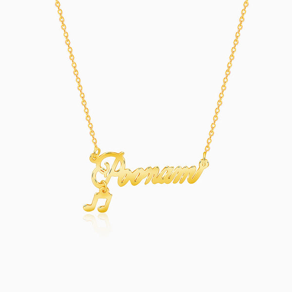 Golden Personalised Eternal Necklace
