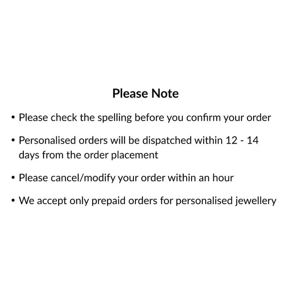 Golden Personalised Eternal Necklace